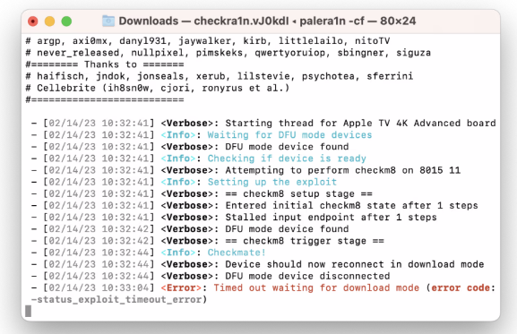 如何使用palera1n越狱?palera1n越狱 iOS 15.0 - 16.3.1教程