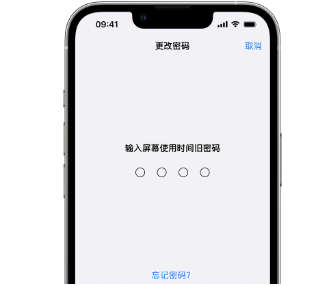 荣县iPhone屏幕维修分享iPhone屏幕使用时间密码忘记了怎么办 