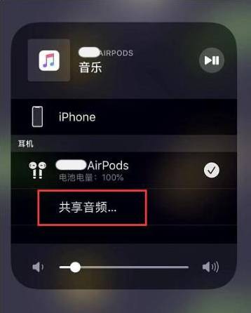 荣县苹果14音频维修点分享iPhone14音频共享设置方法 