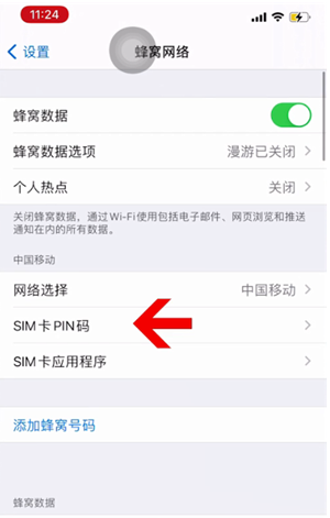 荣县苹果14维修网分享如何给iPhone14的SIM卡设置密码 