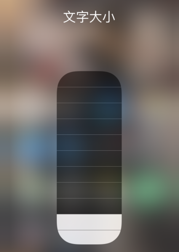 荣县苹果手机维修分享小技巧：在 iPhone 控制中心快速调节字体大小 